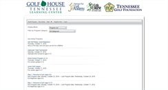 Desktop Screenshot of golfhousetennessee.uschedule.com