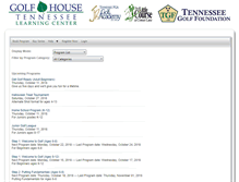 Tablet Screenshot of golfhousetennessee.uschedule.com