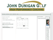 Tablet Screenshot of johndunigan.uschedule.com