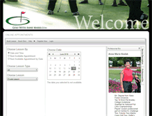 Tablet Screenshot of golfwithannemarie.uschedule.com