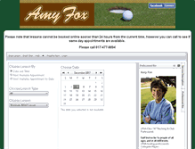 Tablet Screenshot of amyfoxgolf.uschedule.com