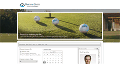 Desktop Screenshot of bartoncreekgolfacademy.uschedule.com