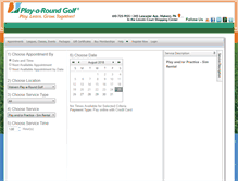 Tablet Screenshot of playaroundgolf.uschedule.com