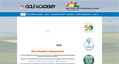 Desktop Screenshot of janefrostgolfschools.uschedule.com