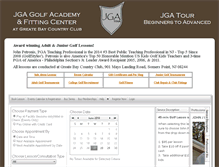 Tablet Screenshot of jgagolfacademy.uschedule.com