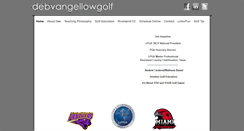 Desktop Screenshot of debvangellowgolf.uschedule.com