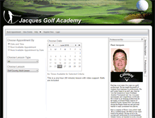 Tablet Screenshot of jacquesgolfacademy.uschedule.com